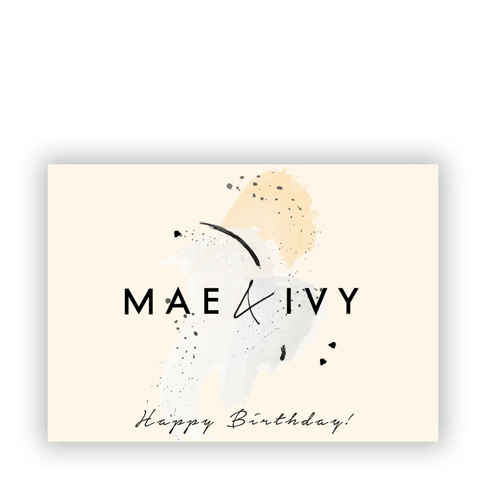 Mae&Ivy E-Giftcard Happy Birthday